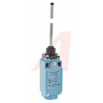 Honeywell GLC Series Coil Spring Limit Switch, NO/NC, IP66, SPDT, Die Cast Zinc Housing, 300V ac Max, 10A Max