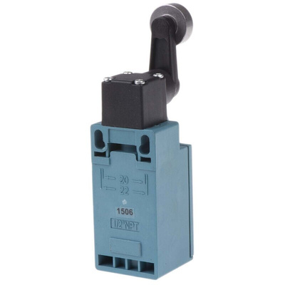 Honeywell GLL Series Roller Lever Limit Switch, NO/NC, IP66, SPDT, Plastic Housing, 600V ac Max, 10A Max