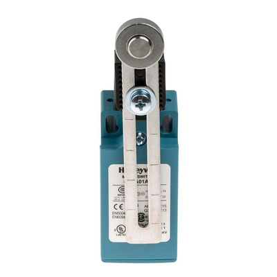Honeywell GLL Series Adjustable Roller Lever Limit Switch, NO/NC, IP66, SPDT, Plastic Housing, 300V ac Max, 10A Max