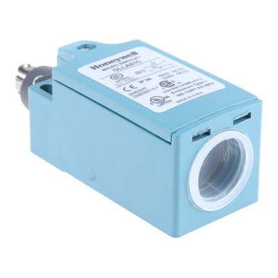 Honeywell GLL Series Roller Plunger Limit Switch, NO/NC, IP66, SPDT, Plastic Housing, 300V ac Max, 10A Max