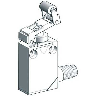 Telemecanique Sensors OsiSense XC Series Roller Lever Plunger Limit Switch, NO/NC, IP66, IP67, IP68, SPDT, Zamak Zinc