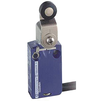 Telemecanique Sensors OsiSense XC Series Roller Lever Limit Switch, NO/NC, IP66, IP67, IP68, DPST, Zamak Zinc Alloy