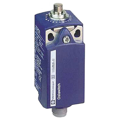 Telemecanique Sensors OsiSense XC Series Plunger Limit Switch, NO/NC, IP66, IP67, DPST, Plastic Housing, 250V ac Max,