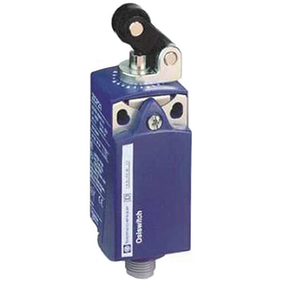 Telemecanique Sensors OsiSense XC Series Roller Plunger Limit Switch, NO/NC, IP66, IP67, DPST, Plastic Housing, 250V ac