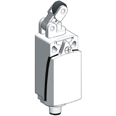 Telemecanique Sensors OsiSense XC Series Roller Plunger Limit Switch, NO/NC, IP66, IP67, DPST, Zamak Zinc Alloy