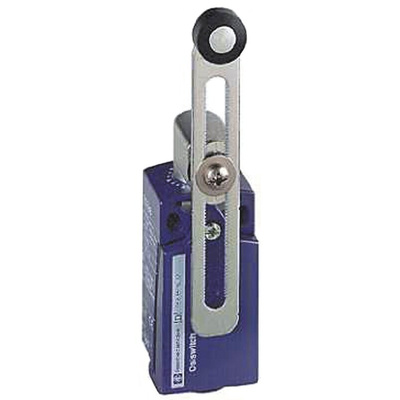 Telemecanique Sensors OsiSense XC Series Roller Lever Limit Switch, NO/NC, IP66, IP67, DPST, Zamak Zinc Alloy Housing,
