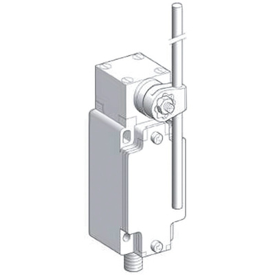 Telemecanique Sensors OsiSense XC Series Roller Lever Limit Switch, NO/NC, IP66, DPST, Zamak Zinc Alloy Housing, 500V