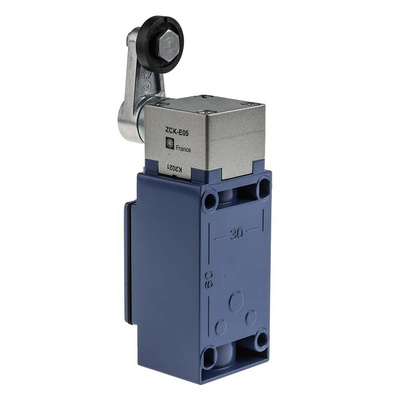 Telemecanique Sensors OsiSense XC Series Roller Lever Limit Switch, NO/NC, IP66, DPST, Zamak Zinc Alloy Housing, 500V