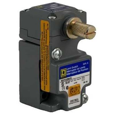 Telemecanique Sensors 9007 Series Limit Switch, NO/NC, IP67, SPDT, Zamak Zinc Alloy Housing, 600V ac Max, 10A Max