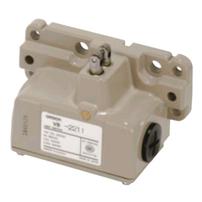 Omron Roller Plunger Limit Switch, NO/NC, IP67, SPDT, Die Cast Aluminium Housing, 250V ac Max, 250 V ac 10 A, 125 V dc