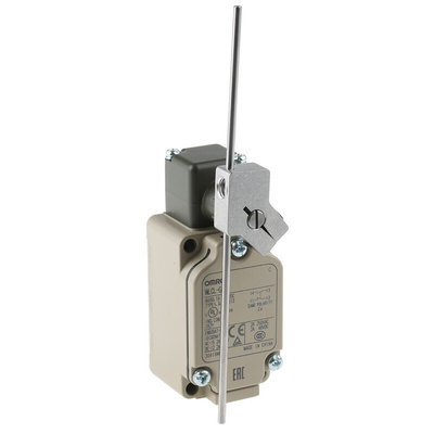 Omron WL Series Rod Limit Switch, NO/NC, IP67, DPDT, Aluminium Alloy Housing, 250V ac Max, 2A Max