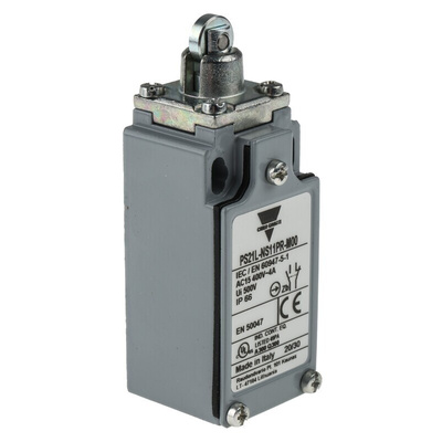 Carlo Gavazzi Roller Plunger Limit Switch, NO/NC, IP66, SPDT, Zinc Housing, 24V ac Max, 24 V ac 10A Max