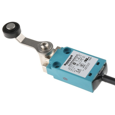 Honeywell NGC Series Roller Lever Limit Switch, NO/NC, IP67, SPDT, Plastic Housing, 240V ac Max, 6A Max