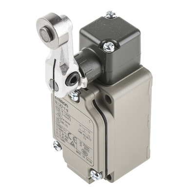 Omron WL Series Roller Lever Limit Switch, NO/NC, IP67, SPST, 500V ac Max, 10A Max