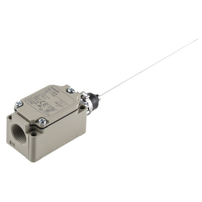 Omron WL Series Coil Spring Limit Switch, NO/NC, IP67, SPST, 500V ac Max, 10A Max