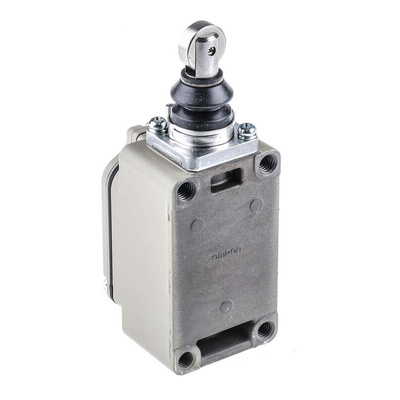 Omron WL Series Roller Plunger Limit Switch, NO/NC, IP67, SPST, 500V ac Max, 10A Max