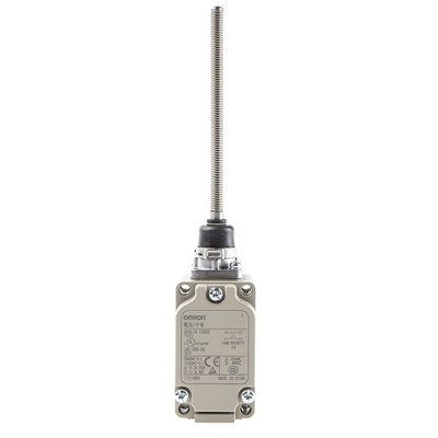 Omron WL Series Coil Spring Limit Switch, NO/NC, IP67, SPST, 500V ac Max, 10A Max