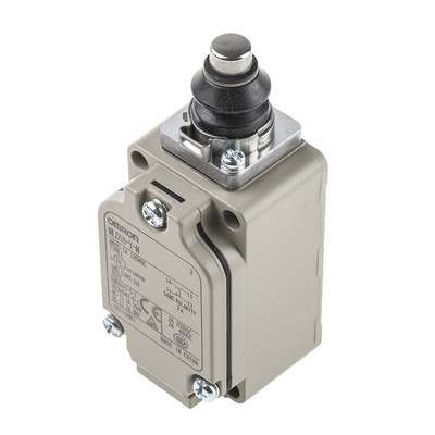 Omron WL Series Plunger Limit Switch, NO/NC, IP67, SPST, 500V ac Max, 10A Max