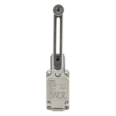 Omron WL Series Roller Lever Limit Switch, NO/NC, IP67, SPST, 500V ac Max, 10A Max