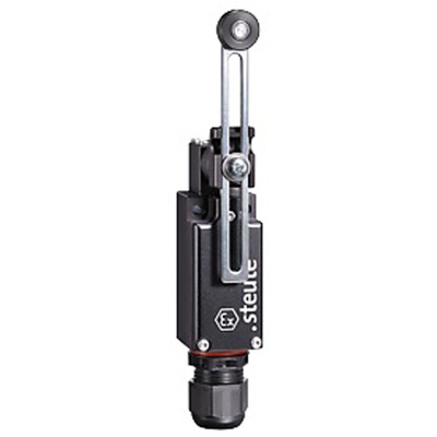 Steute Ex 97 Series Lever Limit Switch, 2NC, IP66, IP67, IP69, DPST, Thermoplastic Housing, 400V ac Max, 4A Max