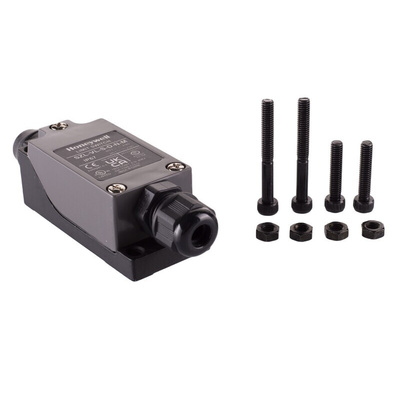 Honeywell SZL-VL Series Plunger Limit Switch, NO/NC, IP67, SPDT, Metal Housing, 380V ac Max, 10A Max