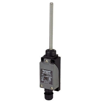 Honeywell SZL-VL Series Coil Spring Limit Switch, NO/NC, IP67, SPDT, Metal Housing, 380V ac Max, 220 V dc 0.05 A, 380 V