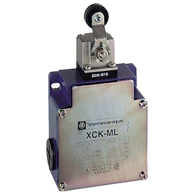 Telemecanique Sensors OsiSense XC Series Roller Lever Limit Switch, 1NC/1NO + 1NC/1NO, IP66, 4P, Metal Housing, 300V ac