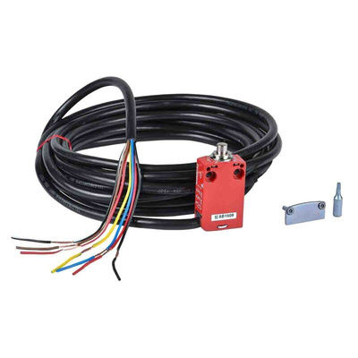 Telemecanique Sensors XCSM Series Plunger Interlock Switch, 2NO/2NC, IP66, IP67, IP68, 4P, Zamak Zinc Alloy Housing