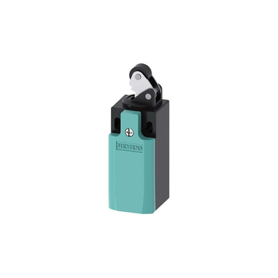 Siemens Roller Limit Switch, 1NC/1NO, IP65, Plastic Housing, 400V ac Max, 6A Max