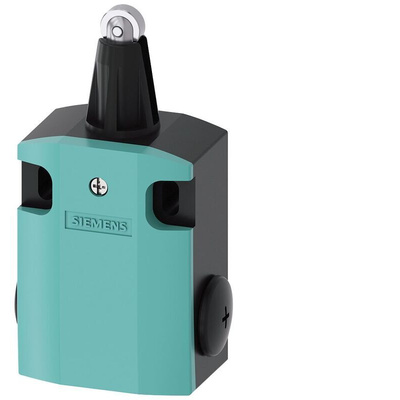 Siemens Round Plunger Limit Switch, 1NC/1NO, IP66, IP67, Metal Housing, 400V ac Max, 4A Max