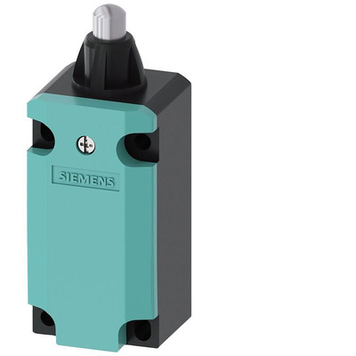 Siemens Plunger Limit Switch, 1NC/1NO, IP66, IP67, Metal Housing, 400V ac Max, 4A Max
