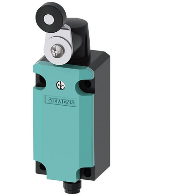 Siemens Roller Lever Limit Switch, 1NC/1NO, IP66, IP67, Metal Housing, 125V ac Max, 3A Max