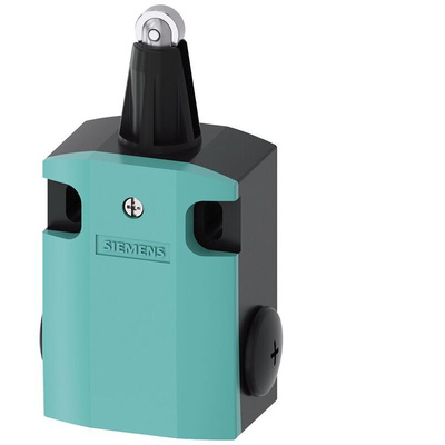 Siemens Roller Plunger Limit Switch, 1NC/1NO, IP66, IP67, Metal Housing, 400V ac Max, 4A Max