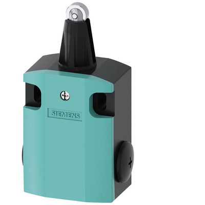 Siemens Roller Plunger Limit Switch, 2NC/1NO, IP66, IP67, Metal Housing, 400V ac Max, 4A Max
