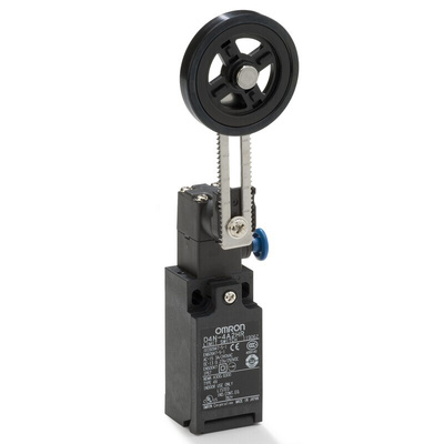 Omron Adjustable Roller Lever Limit Switch, 1NC/1NO, IP67