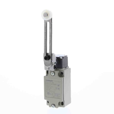 Omron Adjustable Roller Lever Limit Switch, 1NC/1NO, IP67, DPST, Metal Housing, 400V ac Max, 20A Max