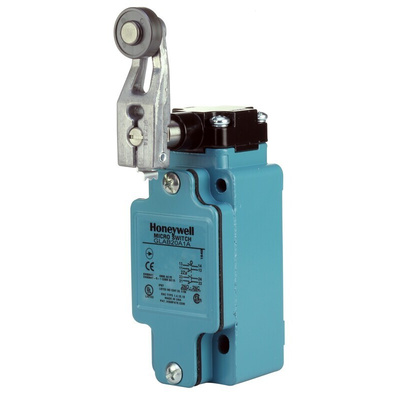 Honeywell Roller Lever Limit Switch, 1NC/1NO, IP67, SPDT, Die Cast Zinc Housing, 600V ac ac Max, 10A Max