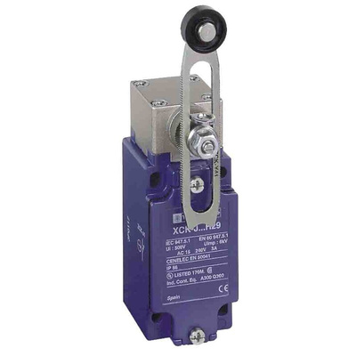 Telemecanique Sensors Spring Return without Operating Lever Limit Switch, 1NC/1NO, IP66, DP, Metal Housing, 500V ac