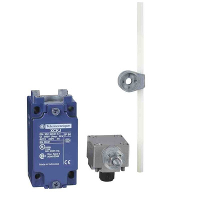 Telemecanique Sensors Rod Limit Switch, 1NC/1NO, IP66, DP, Metal Housing, 500V ac Max, 10A Max
