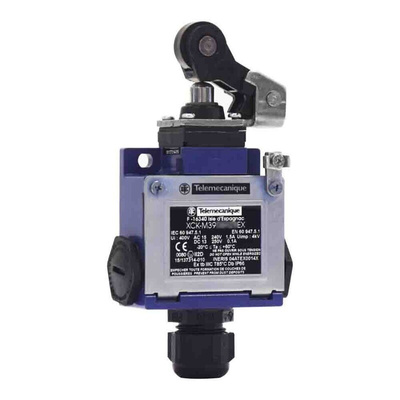 Telemecanique Sensors Roller Lever Limit Switch, 2NC/1NO, IP66, 3P, Metal Housing, 400V ac Max, 6A Max