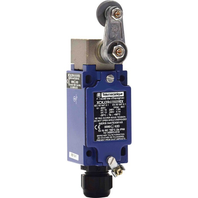 Telemecanique Sensors Roller Limit Switch, 2NC/1NO, IP66, IP67, Plastic Housing, 6A Max