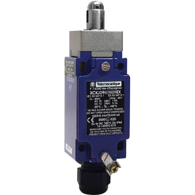 Telemecanique Sensors Roller Limit Switch, 2NC/1NO, IP66, IP67, Metal Housing, 6A Max