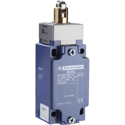 Telemecanique Sensors Plunger Limit Switch, 1NC/1NO, IP66, IP67, Metal Housing, 10A Max