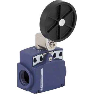 Telemecanique Sensors Roller Limit Switch, 1NC/1NO, IP66, IP67, Plastic Housing, 10A Max