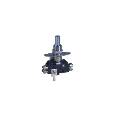Crouzet Plunger Limit Switch, 1NC/1NO, IP40, SPDT, 250V ac ac Max, 16A Max