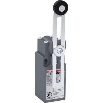 ABB Roller Lever Limit Switch, 1NO/1NC, IP66, Zinc Alloy Housing, 400V ac ac Max
