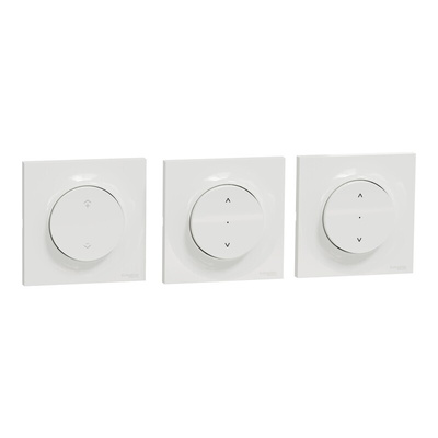Schneider Electric Odace Series Push Button Switch, IP20, Thermoplastic Housing, 230V ac ac Max, 4A Max
