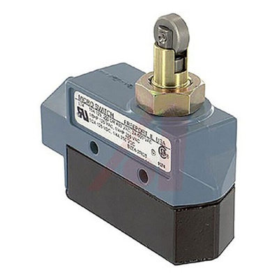 Honeywell BZE6 Series Plunger Limit Switch, NO/NC, IP40, SPDT, Die Cast Zinc Housing, 600V ac Max, 15A Max