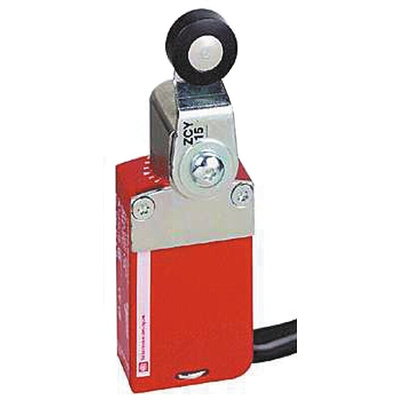 Telemecanique Sensors XCSM Series Roller Lever Top Plunger, 2NC/1NO, IP66, IP67, IP68, 3P, Metal Housing
