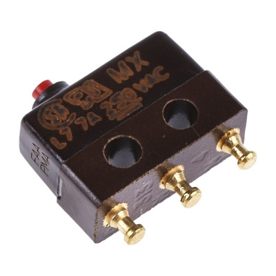 RS PRO Leaf Lever Subminiature Micro Switch, Solder Terminal, 4 A @ 28 V dc, SP-CO